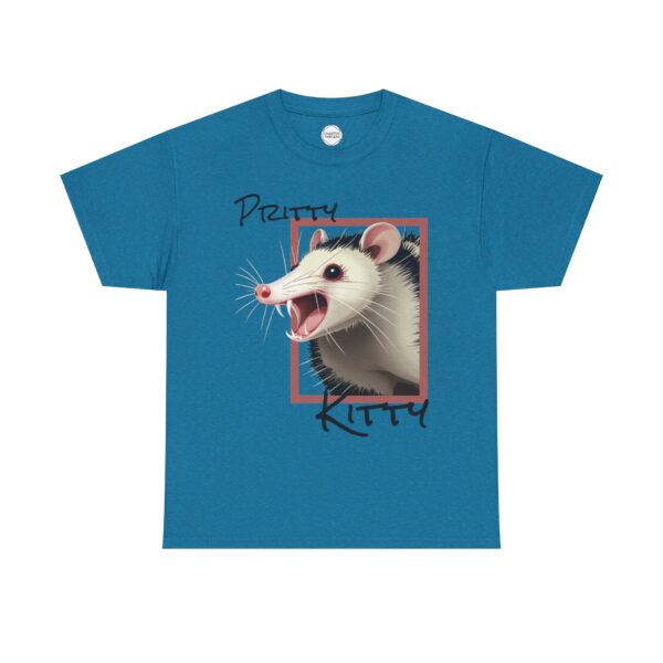 Pritty Kitty Opposum Unisex Heavy Cotton Tee - Image 6